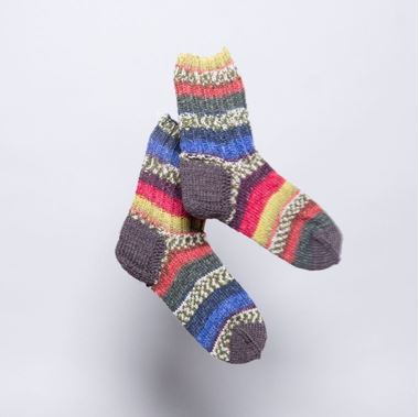 Obrázek z pletené ponožky 